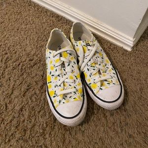 Converse lemon shoes